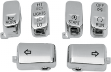 Drag specialties Standard Chrome Switch Covers 96-13 Harley Davidson FLTR FLHT