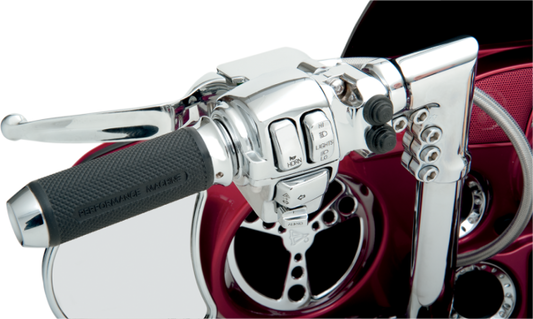 Drag Specialties Chrome Switch Covers for 1996-2013 Harley Touring Softail Dyna