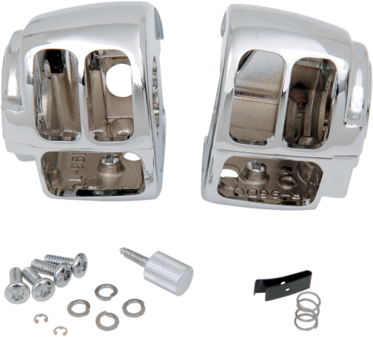 Drag Specialties Chrome Handlebar Switch Housing for 96-17 Harley Touring FLSTN