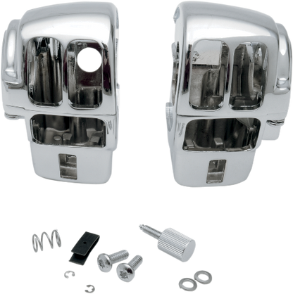 Drag Specialties Handlebar Switch Housing Assembly fits 96-07 Harley Touring
