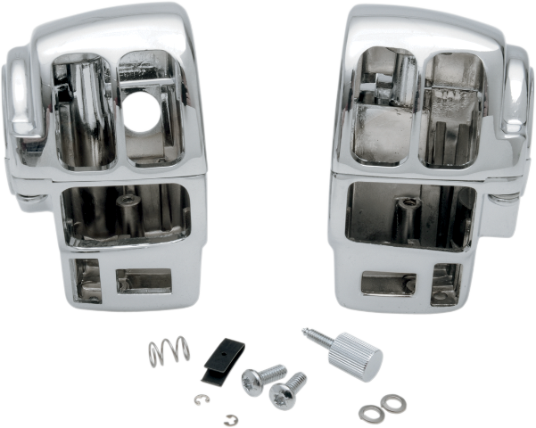 Drag Specialties Chrome Handlebar Switch Housing Assembly 96-07 Harley Touring