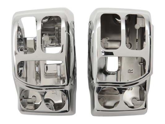 Drag Specialties Chrome Switch Housings for 2014-2024 Harley Touring FLHTK FLHX