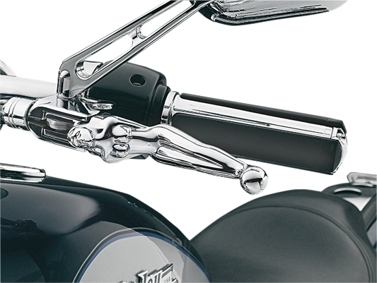 Kuryakyn 1049 Chrome Silhouette Handlebar Lever Set fits 1996-17 Harley Davidson