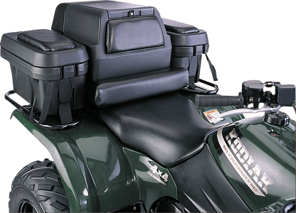 Moose Black Executive ATV Rear Cargo Rack Storage Trunk Box & Seat