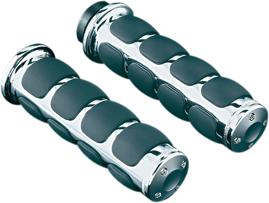 Kuryakyn 6241 ISO Universal 7/8" Chrome Hand Hand Grips 99-16 Honda Rebel
