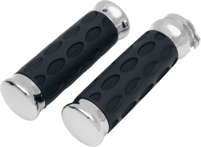 Drag Specialties Hotop 1" Handlebar Hand Grips for 1980-2022 Harley Davidson