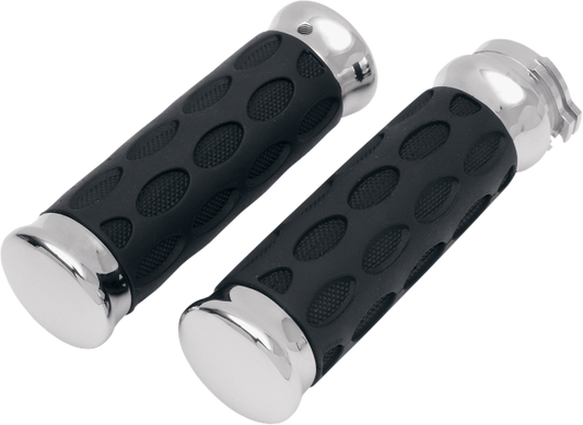 Drag Specialties Hotop 1" Handlebar Hand Grips for 1980-2022 Harley Davidson
