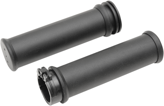 Drag Specialties Black Cable Handlebar Hand Grips for 1980-2022 Harley Davidson