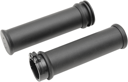 Drag Specialties Black Cable Handlebar Hand Grips for 1980-2022 Harley Davidson