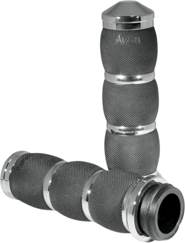 Avon 3 Ring Air TBW Motorcycle 1" Handlebar Grips 2008-2024 Harley Touring FLHR
