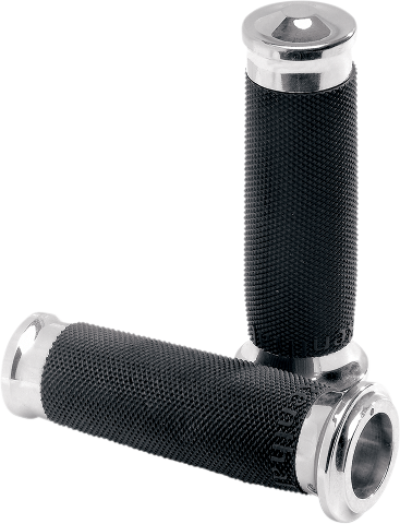 Performance Machine Chrome Contour TBW Hand Grips for 2008-2024 Harley Touring