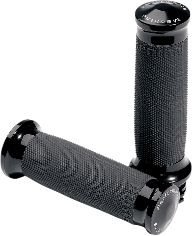 Performance Machine Black Contour TBW Hand Grips fits 2008-2024 Harley Touring