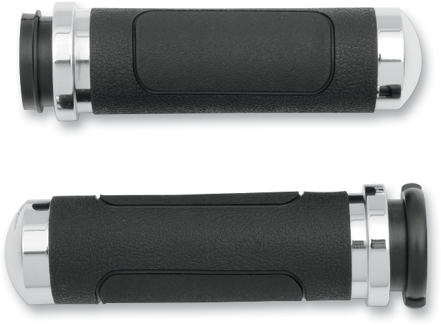 Avon Polished TBW V-Cruiser 1-5/8" Hand Grips 2008-2024 Harley Touring Softail