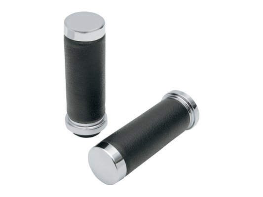 Drag Specialties Black 1" TBW Motorcycle Grips fits 2008-2024 Harley Touring
