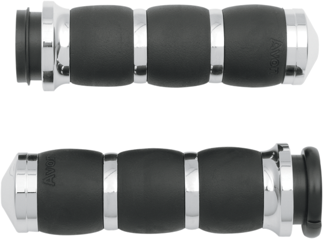 Avon Chrome Velvet Air TBW Hand Grips 2008-2024 Harley Touring Bagger Softail