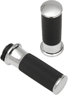Arlen Ness Chrome Cable Fusion Motorcycle Grips 1980-22 Harley Sportster Touring