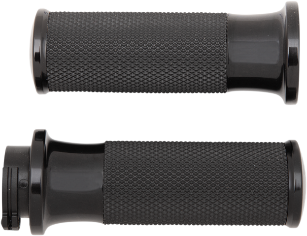 Arlen Ness Black Cable 1" Motorcycle Grips 1980-22 Harley Dyna Touring Softail