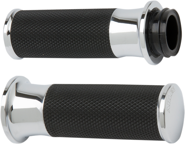 Arlen Ness Smooth Fusion TBW 1" Hand Grips 2008-2024 Harley Touring Softail