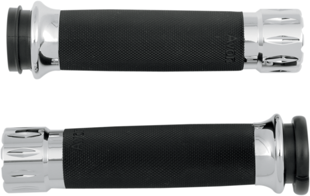 Avon Rival TBW 1" Handlebar Hand Grips 2008-2024 Harley Softail Touring Dyna