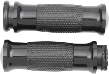 Avon Black TBW Gel Cable Hand Grips fits 1980-2022 Harley Dyna Touring Softail