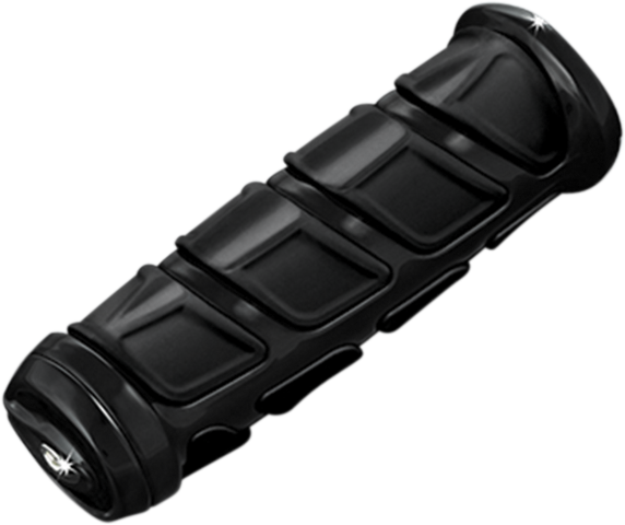Kuryakyn 6353 Gloss Black Kinetic Hand Grips fits 2008-2024 Harley Davidson