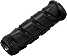 Kuryakyn 6353 Gloss Black Kinetic Hand Grips fits 2008-2025 Harley Davidson