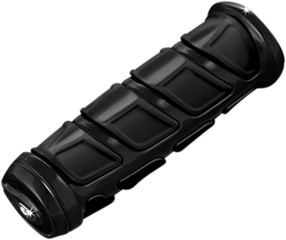 Kuryakyn 6353 Gloss Black Kinetic Hand Grips fits 2008-2024 Harley Davidson