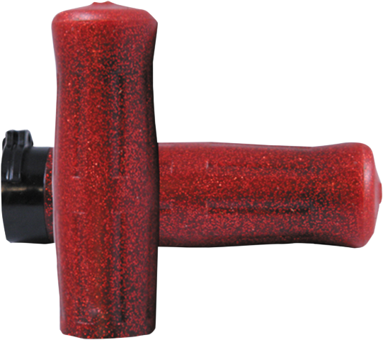 Avon Sparkle Red Old School Rubber Hand Grips for 1980-2022 Harley Davidson