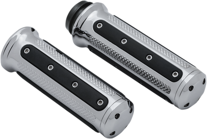 Kuryakyn 6122 Heavy Industry TBW Hand Grips fits 2008-2024 Harley Touring Dyna