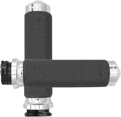 Avon Chrome Memory Foam Cable Control Hand Grips for 1980-2022 Harley Davidson