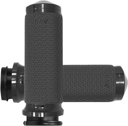Avon Black TBW Memory Foam Hand Grips 2008-2024 Harley Touring Softail FLHX