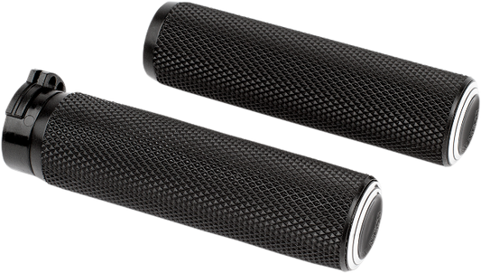 Arlen Ness Black Cable Hand Grips 1980-2022 Harley Touring Softail Sportster