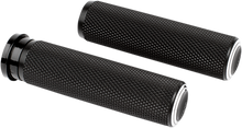 Arlen Ness Black TBW Motorcycle Grips 2008-25 Harley Touring Softail FXDL FXSBSE