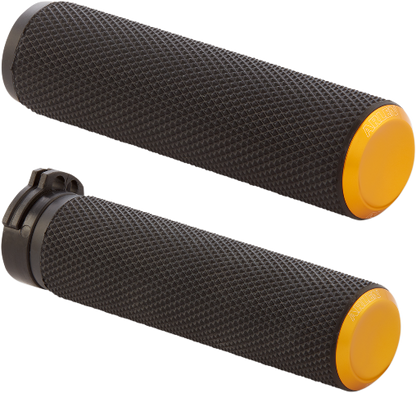 Arlen Ness Gold Fusion 1" Motorcycle Cable Grips 1980-2022 Harley Dyna Touring