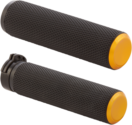 Arlen Ness Gold Fusion 1" Motorcycle Cable Grips 1980-2022 Harley Dyna Touring