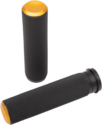 Arlen Ness Gold 1" TBW Fusion Hand Grips for 2008-2025 Harley Touring Softail