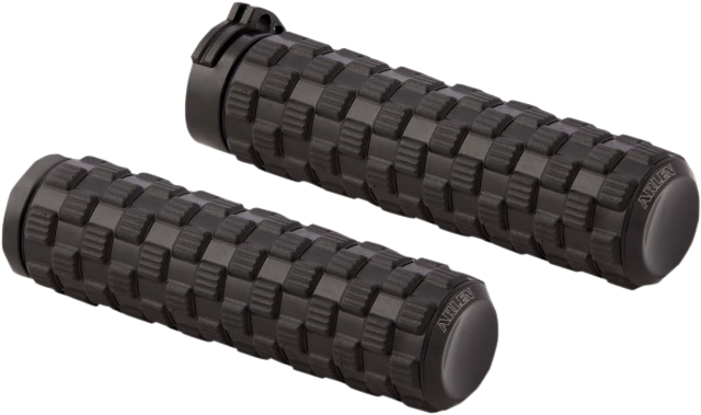 Arlen Ness Air Trax Black Cable Hand Grips for 1986-2022 Harley Touring Softail