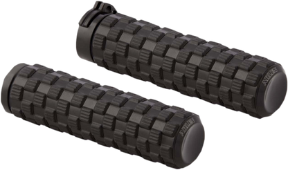 Arlen Ness Air Trax Black Cable Hand Grips for 1986-2022 Harley Touring Softail