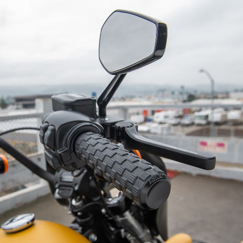 Arlen Ness Air Trax Black TBW Hand Grips 2008-2024 Harley Touring Softail Dyna