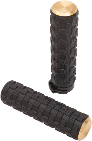 Arlen Ness Air Trax Brass Cable Hand Grips for 1980-2022 Harley Davidson