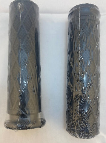 Arlen Ness Diamond TBW Black 1" Handlebar Hand Grips 2008-2024 Harley Models