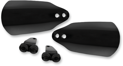 Memphis Shades Black Handlebar Hand Guard Kit fits 2014-2020 Harley Touring