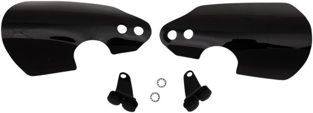 Memphis Shades Black Handlebar Hand Guards for 2018-20 Harley Road King Special
