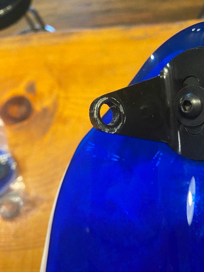 Klock Werks Flare Blue Hand Guards for 1982-2025 Harley Davidson Cable Clutch