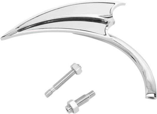 Arlen Ness Micro Scoop Triangle Motorcycle Handlebar Mirror Set fits Harley