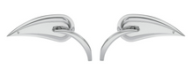 Arlen Ness Rad II Teardrop Chrome Front Handlebar Mirror Set for Harley Davidson