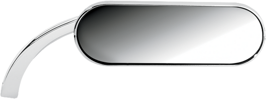 Arlen Ness Pair Chrome Oval Micro Mirrors Harley Davidson FXR FXST FXD FLHX