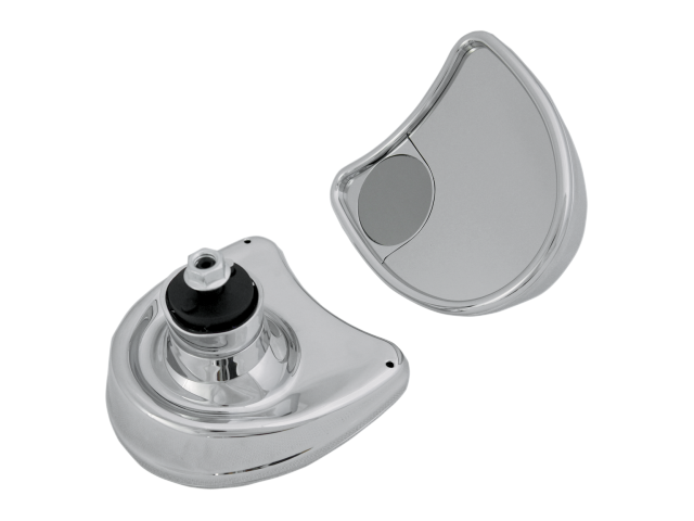Drag Specialties Fairing Mount Chrome Blind Spot Mirrors fits 1996-2013 Harley