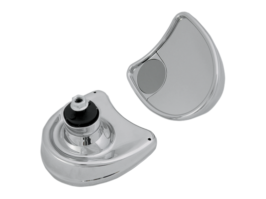 Drag Specialties Fairing Mount Chrome Blind Spot Mirrors fits 1996-2013 Harley