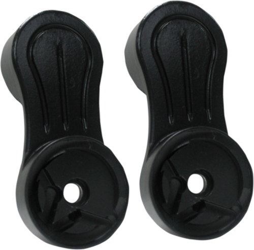 Pingel Black Fairing Mirror Drop Brackets for 14-19 Harley Touring Bagger FLHX
